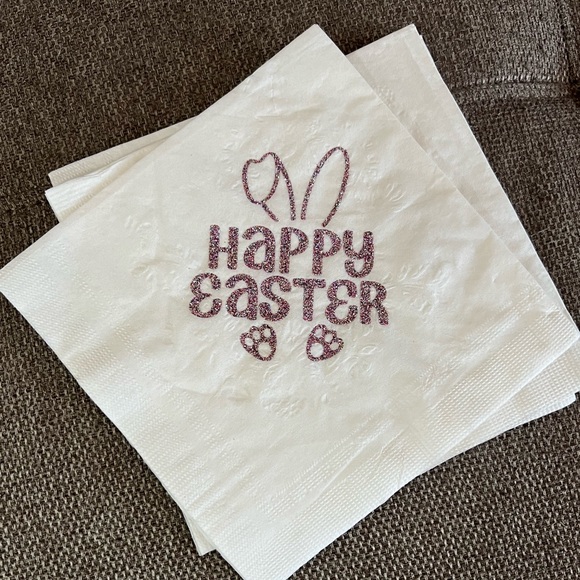 Happy Easter Cocktail Napkins - Picture 1 of 2